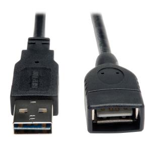 TRIPP LITE Universal Reversible USB 2.0 Hi-Speed Extension Cable (Reversible A to A M/F) 30cm
