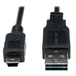 TRIPP LITE Universal Reversible USB 2.0 Converter Adapter Cable (Reversible A to 5Pin Mini B M/M) 91cm