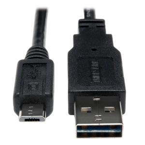 TRIPP LITE Universal Reversible USB 2.0 Hi-Speed Cable (Reversible A to 5Pin Micro B M/M) 91cm
