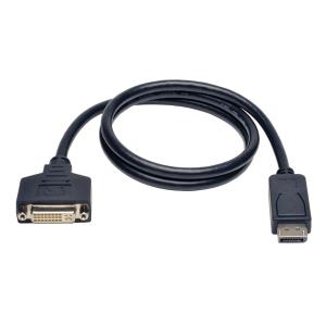 TRIPP LITE DisplayPort to DVI Cable Adapter Converter for DP-M to DVI-I-F 3-ft 91cm