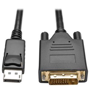 TRIPP LITE DisplayPort 1.2 to DVI Active Adapter Cable DP with Latches to DVI (M/M) 1920x1200/1080p 6 ft 1.8m
