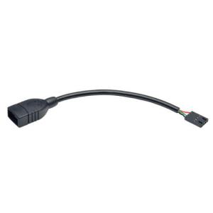 TRIPP LITE USB 2.0 A Female to USB Motherboard 4-PIN IDC Header Cable 6-in 15cm