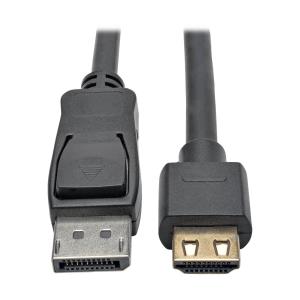 TRIPP LITE DisplayPort 1.2a to HDMI Active Adapter Cable / Gripping HDMI Plug HDMI 2.0 HDCP 2.2 4K x 2K 3m