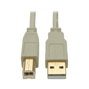 TRIPP LITE USB 2.0 Hi-Speed A/B Cable (M/M), Beige 1.8m