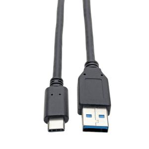TRIPP LITE USB 3.1 Gen 1 (5 Gbps) Cable, USB Type-C (USB-C) to USB Type-A M/M, Thunderbolt 3, 6-ft 1.8M
