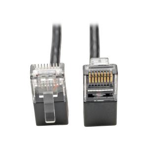 TRIPP LITE Patch cable Right-Angle - CAT6 - UTP - Snagless - 60cm - Black