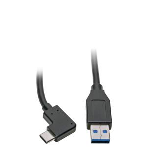 TRIPP LITE USB Type-C to USB Type-A Cable (M/M) - Right Angle, 3.1, 5 Gbps, Gen 1, - Thunderbolt 3 - 91cm