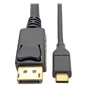 TRIPP LITE USB-C to DisplayPort Cable, 4K @ 60Hz, Thunderbolt 3 - 91cm