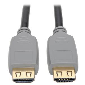 TRIPP LITE High-Speed HDMI 2.0a Cable with Gripping Connectors - 4K, 60 Hz, 4:4:4, M/M, Black, 1m