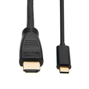 TRIPP LITE SATA Transition Cable SB-C to HDMI Adapter Cable (M/M) - 3.1, Gen 1, Thunderbolt 3, 4K @ 60 Hz, Converter in Middle of Cable, Black, 1.8m