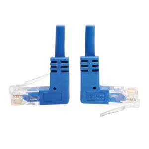 TRIPP LITE Slim Patch Cable - CAT6 - molded - 30cm - Blue - Up / Down Angle