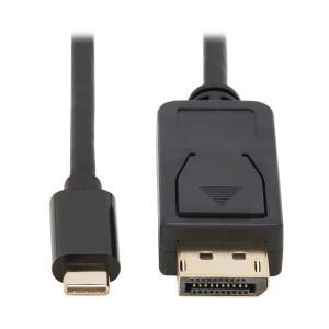 TRIPP LITE USB-C to DisplayPort Bi-Directional Adapter Cable, 4K 60Hz, Locking DP Connector, HDR, M/M, 1.8m 6ft