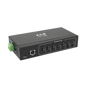 TRIPP LITE 7-Port Industrial-Grade USB 2.0 Hub - 15 kV ESD Immunity, Metal Housing, Wall/DIN Mountable