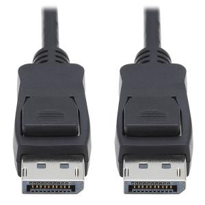 TRIPP LITE DisplayPort 1.4 Cable with Latching Connectors - 8K UHD, HDR, 4:2:0, HDCP 2.2, M/M, Black 30cm