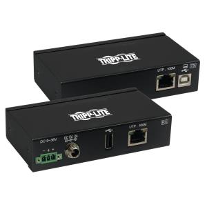 TRIPP LITE 1-Port Industrial USB over CAT6 Extender, ESD Protection, PoC - USB 2.0, Mountable, 100m TAA