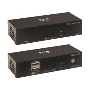 TRIPP LITE HDMI over CAT6 Extender Kit, KVM Support, 4K 60Hz, 4:4:4, USB/IR, PoC, HDR, HDCP 2.2 70m TAA