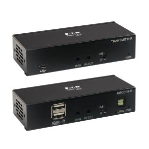 TRIPP LITE DisplayPort over CAT6 Extender Kit, KVM Support, USB, 4K, DP1.2a, PoC, HDCP 2.2, 230 ft 70m TAA