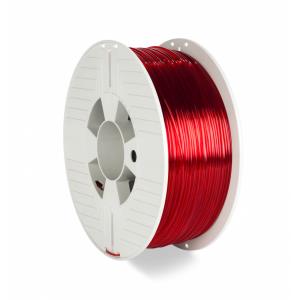 3D Printer Filament PET-G 1.75m Red Transparent