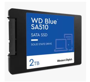 SSD - WD Blue SA510 - 2TB - SATA 6Gb/s - 2.5in - 7mm Cased