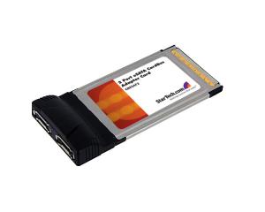 Cardbus ESATA Laptop Adapter Card - 2 Port