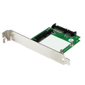 SATA To Mini SATA Converter Card - SATA To MSATA SSD Adapter W/ Full And Low Profile Brackets