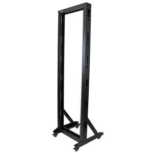 Server Rack 2-post With Casters - 42u