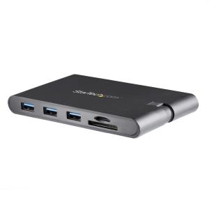 Docking Station - USB-c Multiport Adapter With Hdmi And Vga - 3x USB 3.0 - Sd - Pd 3.0 - Wraparound Cable