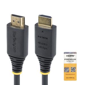 Premium Certified High Speed Hdmi Cable 4k 60hz/1440p 144hz Hdr10/hdcp 2.2/arc 18 1.5m