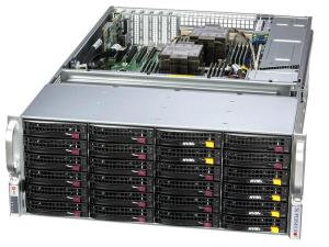 Storage SuperServer SSG-641E-E1CR36L - 2x LGA-4677 - 16x DIMM Up to 4TB 3DS ECC RDIMM, DDR5-5600MT/s(1DPC)