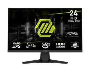 Gaming Monitor - Mag 244f - 24in - 1920 X 1080 Fhd - Rapid IPS - Black