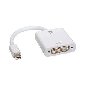 Mini DisplayPort To DVI Adapter White
