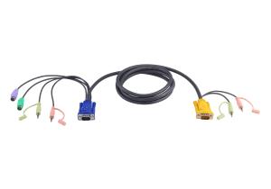 KVM Switch Cable Ps2 All-in-one With Audio 3m