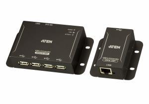 4-port USB 2.0 Cat 5 Extender (up To 50m)