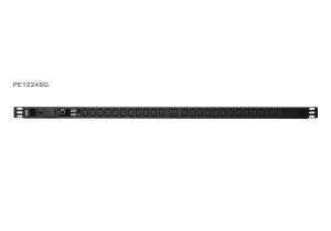 24-outlet 0u Pdu With Current & VoltageLCD Display Overcurrent And Surge Protection (16a)