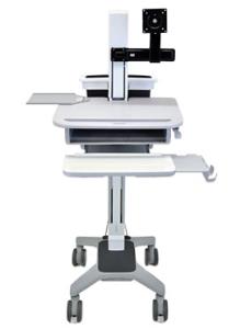 Lx Large Display Cart Silver