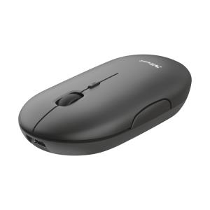 Puck Rechargeable Bluetooth Wireless Mouse Black