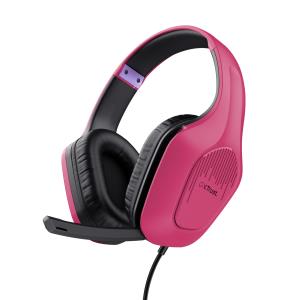 Headset -  Gxt 415 Zirox - Stereo 3.5mm - Wired - Pink