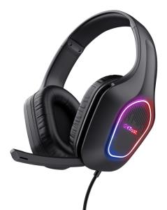 Headset -  Gxt 416 Zirox LED - Stereo - Black