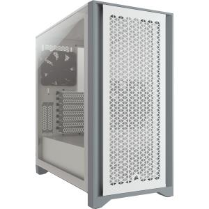 4000d - Airflow Tempered Glass Mid-tower ATX Case - White