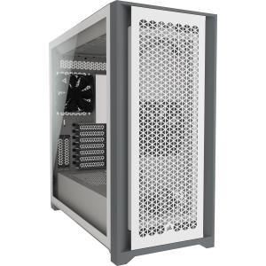 5000d - Airflow Tempered Glass Mid-tower ATX Pc Case - White