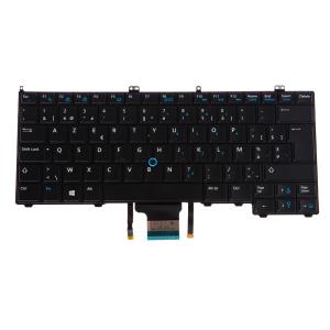 Keyboard E6420 - Black - 84 Key Non-backlit - Azerty Belgian