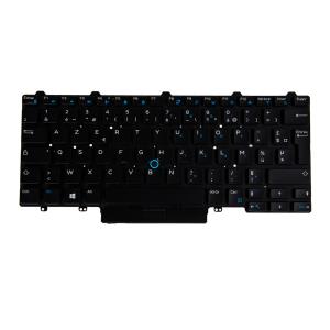 Notebook Keyboard Lat E7440  84key non-backlit (KB8WH8P) Az/Fr