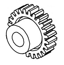 (10pk) Gear  Spur  24t I-class (dpr17286001)