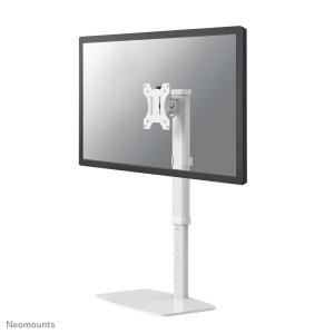 Flat Screen Desk Mount Stand White