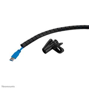 Spiral Cable Wrap 15mm Multiple Cables Black
