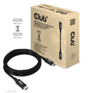 Cac-1578 USB4 Gen3x2 Type-c Bi-directional Cable 8k60hz/ Data 40gbps/ Pd 240w