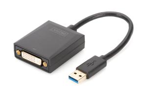 USB 3.0 to DVI Adapter Input USB, Output DVI Resolution up to 1080p