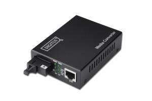 Media Converter, Singlemode, BiDi, WDM 10/100Base-TX to 100Base-FX, Tx1550nm / Rx1310nm SC connector, Up to 20km