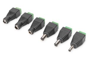 DC plug adapter with terminal block DC 1.35x3.5/ 2.1x5.5/ 2.5x5.5