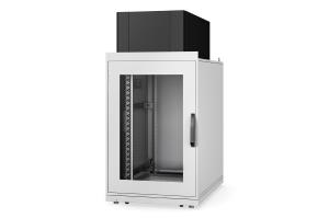 Edge-System rack. active cooling. 24U 800x1200mm 2.5 kW top cooling. PDU. ATS. RMS. sensor